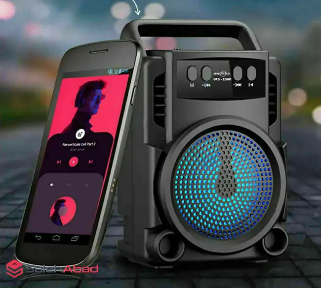 GTS 3-Inch Portable Wireless Mini Bluetooth Speaker – 5W PMPO Sound, TWS Stereo, FM Radio, USB & TF Card Support with Rechargeable Battery