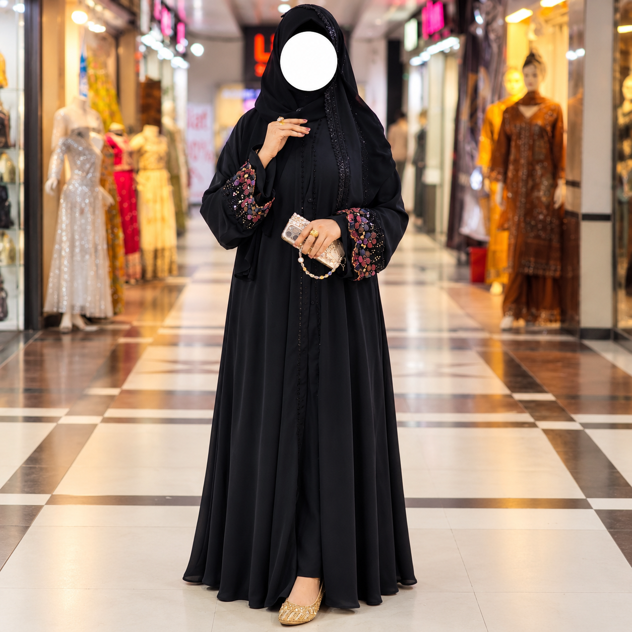 Rose Abaya