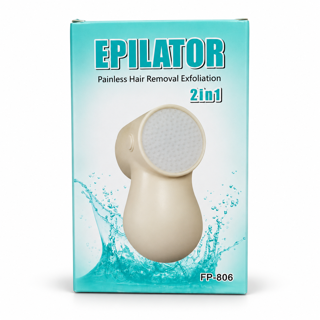 2 in 1 Painless Hair Removal & Exfoliation Device
