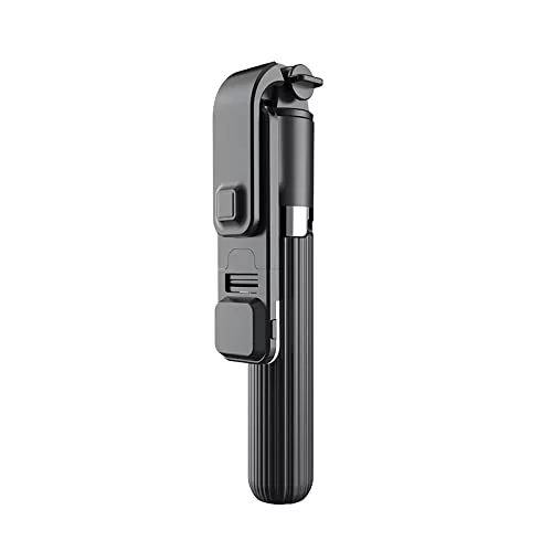 Smart Vlogger's Combo – K8 Wireless Lavalier Microphone, Q07 Bluetooth Selfie Stick Tripod & 360° Rotating Phone & Tablet Stand for Content Creators